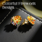 🔥Enquanto durarem os estoques, 50% de desconto!🎉 Brincos de pino coloridos com fogos de artifício para mulheres