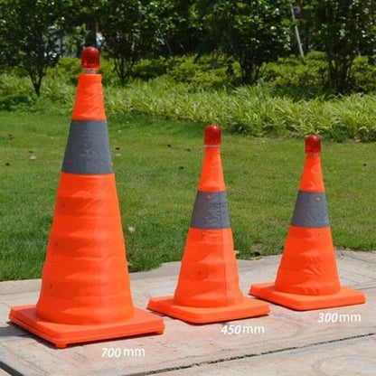 🥳PROMOÇÃO IMPERDÍVEL DE 2026🥳💞MAIS DE 50 MIL UNIDADES VENDIDAS!🚨🛑 50% DE DESCONTO! Cone de Segurança Refletivo Dobrável – Ganhe luzes de LED GRÁTIS! Visível na neblina e na escuridão. Salve vidas nas rodovias. Um item essencial para todos os carros! 🔆✨
