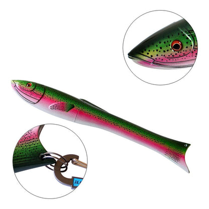 🔥Promoção Imperdível de 2026: 50% de desconto✨Conjunto de Cana e Carreto de Pesca Telescópico em Forma de Peixe