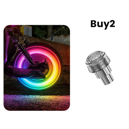 Luz de tampa de válvula de motocicleta sem fio
