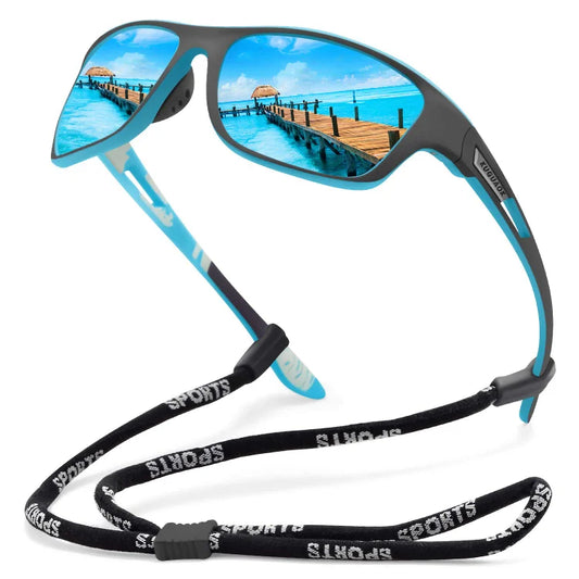 Óculos de Sol Esportivos Masculinos para Atividades ao Ar Livre 2026 com Lentes Polarizadas Antirreflexo