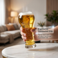 Copo de cerveja de grande capacidade com relevo ornamentado