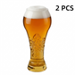 Copo de cerveja de grande capacidade com relevo ornamentado