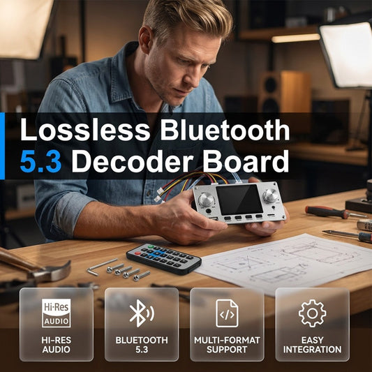 Placa decodificadora de áudio sem perdas Bluetooth 5.3