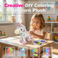 ✨Kit DIY de Pelúcia de Unicórnio para Colorir🦄
