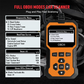 ⏰50% de desconto!🔧 Conecte e faça a leitura! Ferramenta de diagnóstico OBD2 de nível profissional. Até mesmo iniciantes podem fazer a manutenção de seus veículos com facilidade.⚡