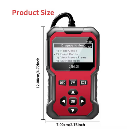 ⏰50% de desconto!🔧 Conecte e faça a leitura! Ferramenta de diagnóstico OBD2 de nível profissional. Até mesmo iniciantes podem fazer a manutenção de seus veículos com facilidade.⚡