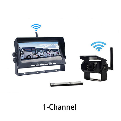 🎁Essenciais Sustentáveis 🔥Frete Grátis🚀Sistema de câmera de ré sem fio de 7 polegadas com HD