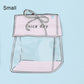 ✨ ✨ Sacos transparentes com fecho zip para laço de desenho animado✨