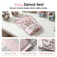 Cartoon Bow Transparent Zip Lock Bags