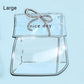 Cartoon Bow Transparent Zip Lock Bags
