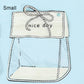 Cartoon Bow Transparent Zip Lock Bags