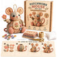 🥳Sucesso de Vendas de 2026🥳💞 Mais de 33.000 unidades vendidas! Kit de Costura DIY Ratinho Patchwork