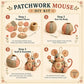 🥳Sucesso de Vendas de 2026🥳💞 Mais de 33.000 unidades vendidas! Kit de Costura DIY Ratinho Patchwork