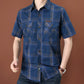 👔 OFERTA POR TEMPO LIMITADO: 50% DE DESCONTO! 🍂 Camisa masculina casual xadrez de manga curta – Estampa clássica, modelagem relaxada, conforto respirável ✨