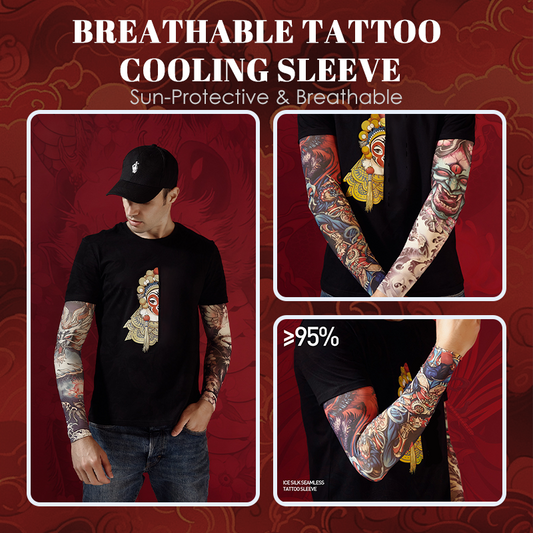 ✨✨Manga refrescante para tatuagem, com proteção solar e respirável.✨
