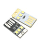 Mini luz noturna LED portátil USB