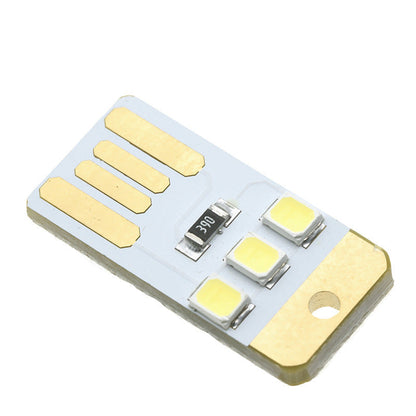 Mini luz noturna LED portátil USB