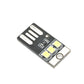 Mini luz noturna LED portátil USB