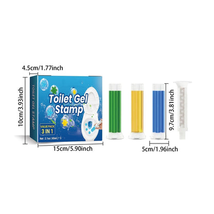 🔥🔥Kit com 3 unidades de Gel Higiênico com Estampa de Flores 42 | 6 Aromas Frescos | Limpador Desodorizante de Longa Duração para Banheiro