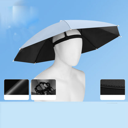 ⌛Especial de hoje - Chapéu guarda-chuva dobrável e leve para sol e chuva