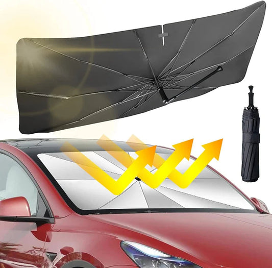 💥💥Guarda-chuva protetor solar dobrável para para-brisa de carro, com proteção UV e isolamento térmico, compatível com a maioria dos veículos.