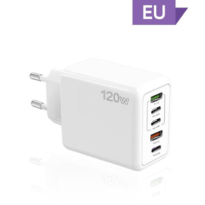 🔥 🔥 Carregador rápido de 120 W com 5 portas🔥