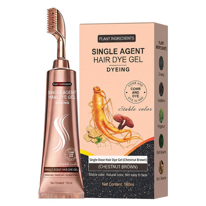 🌿 OFERTA POR TEMPO LIMITADO: 50% DE DESCONTO! Gel de coloração capilar com pente