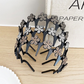 💥Conjunto de Tiara Ondulada com Cristais - Acessório de Cabelo Leve, Antiderrapante e Feminino, com Faixa Ondulada e Detalhes em Cristais Brilhantes para Casamentos e Uso Diário, Item Feminino e Delicado