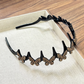 💥Conjunto de Tiara Ondulada com Cristais - Acessório de Cabelo Leve, Antiderrapante e Feminino, com Faixa Ondulada e Detalhes em Cristais Brilhantes para Casamentos e Uso Diário, Item Feminino e Delicado