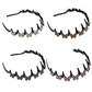 💥Conjunto de Tiara Ondulada com Cristais - Acessório de Cabelo Leve, Antiderrapante e Feminino, com Faixa Ondulada e Detalhes em Cristais Brilhantes para Casamentos e Uso Diário, Item Feminino e Delicado