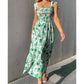 🌸Vestido feminino elegante de verão com alças florais – Estilo resort de verão descomplicado ✨
