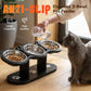 Comedouro Elevado Antiderrapante – 3 Tigelas para Pets