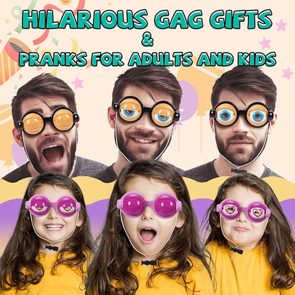🔥PROMOÇÃO DE NATAL COM 50% DE DESCONTO!!🏆Promoção Relâmpago💥Óculos Divertidos com Mecanismo de Piscar de Olhos