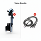 ✨✨Suporte para celular para porta-copos de carro – Ajustável em 360°, ímã N52 potente, operação com uma só mão, compatível com todos os celulares, modelos estáveis com fixação magnética e por presilha para uma direção segura.