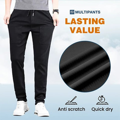 🔥Last Day 👖MultiPants - Calça cargo durável com vários bolsos de alta elasticidade