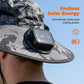 🔥🔥Chapéu de balde com ventilador solar para refrescar o verãoSummer Cooling Solar Fan Bucket Hat