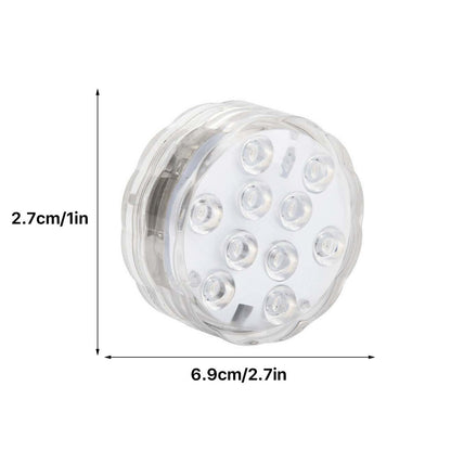 💥Luzes LED submersíveis para piscina (controle remoto RF)