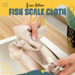 ✨Promoção de Ano Novo✨ Pano de Pano com Estampa de Ondas e Escamas de Peixe