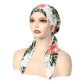 📢📢50% DE DESCONTO!! ⏰Turbante/Lenço de Cabeça Floral Feminino Pré-Amarrado