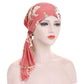 📢📢50% DE DESCONTO!! ⏰Turbante/Lenço de Cabeça Floral Feminino Pré-Amarrado