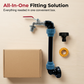 🛠️💧 Kit completo para cisternas IBC – pronto a usar 💧🔩 incluindo válvulas, adaptadores e juntas. Para água da chuva, armazenamento e transporte. Fabricado na UE – durável e estanque.