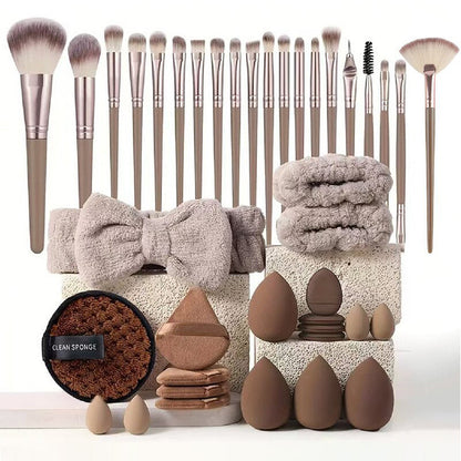 ✨✨Conjunto completo de pincéis e esponjas de maquiagem