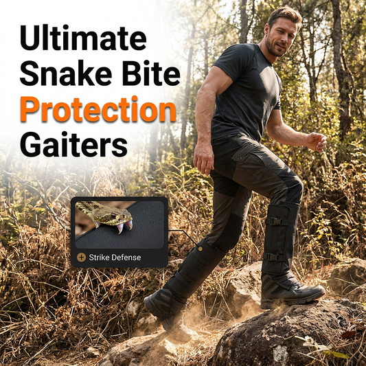 🐍 50% DE DESCONTO POR TEMPO LIMITADO! ✨ Polainas de proteção contra mordida de cobra – Resistentes a rasgos, com painéis de proteção e ajustáveis 🔧