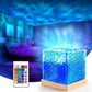 🎁🎁Luz ambiente LED com ondulação dinâmica da água