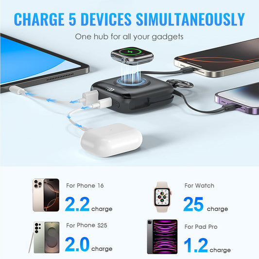 🔥🔥Power Bank portátil com carregamento rápido magnético🔥