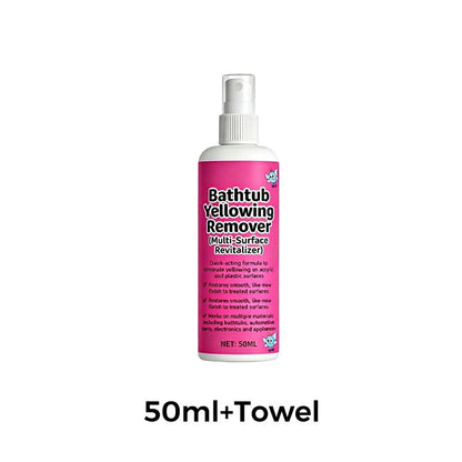 🥳PROMOÇÃO IMPERDÍVEL DE 2026🥳💞MAIS DE 50 MIL UNIDADES VENDIDAS!🛁💧 50% DE DESCONTO! Removedor de Manchas Amarelas para Banheiras – Clareia instantaneamente plásticos e acrílicos envelhecidos. Ação rápida, sem esfregar. Restaura o brilho como novo! ✨🧽