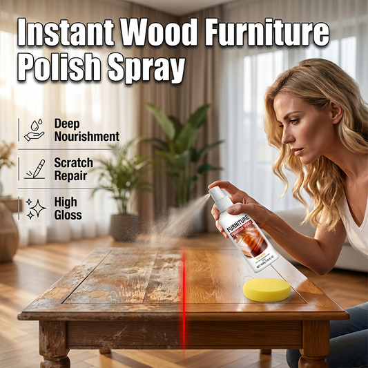 🥳PROMOÇÃO IMPERDÍVEL DE 2026🥳💞MAIS DE 50 MIL UNIDADES VENDIDAS!💎🖼️50% DE DESCONTO! Spray para polir móveis – Restaura instantaneamente o brilho da madeira, nutre e protege. Inclui esponja macia. Revitaliza móveis antigos! 💫🛋️