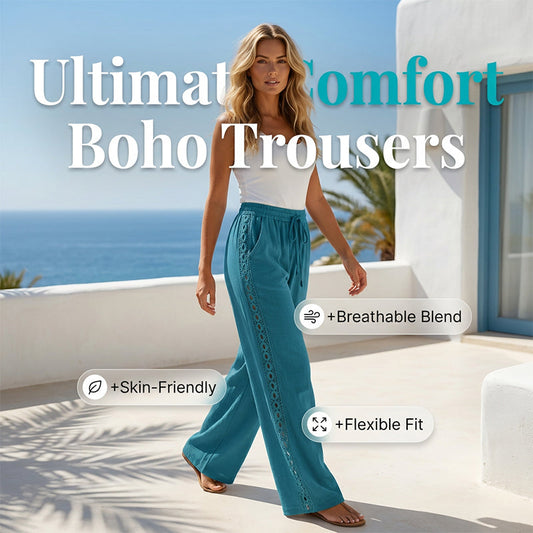 ⌛Oferta por tempo limitado - Calça feminina casual de corte reto