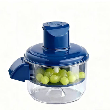 🍇Descascador automático sem fio para frutas e legumes | 5 lâminas + operação com um toque + ideal para uvas e alho✨